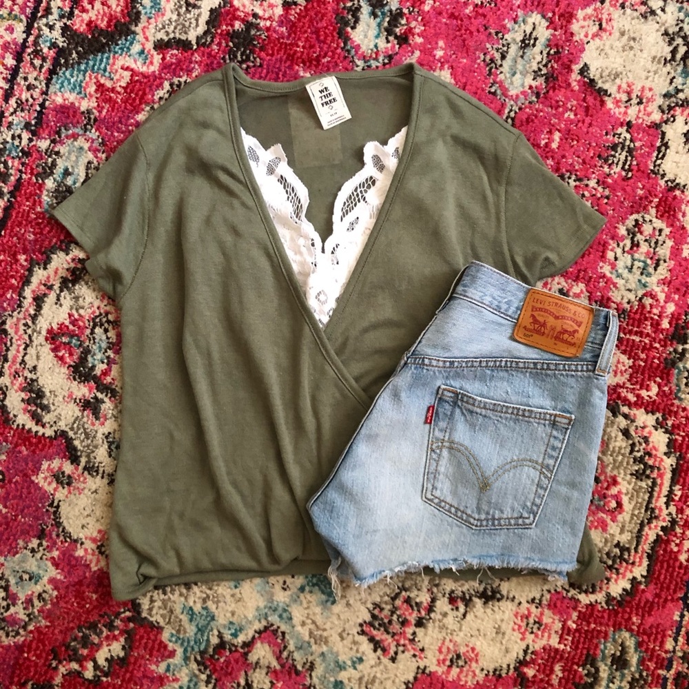 Free People - Hoffman Tee NWT, Size XS